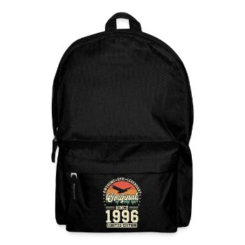 1996 Geburtstagsgeschenk 1996 Jahrgang 1996 Geschenk - Rucksack - Schwarz - Vorne