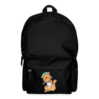 Tier Tierarzt Tiermedizin Geschenk - Rucksack - Schwarz - Vorne