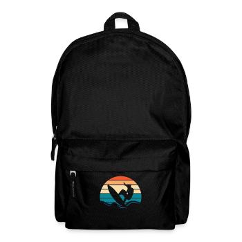 Surfer Surfen - Rucksack - Schwarz - Vorne