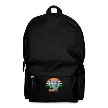Indien - Rucksack - Schwarz - Vorne