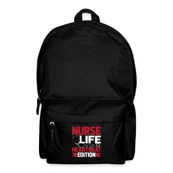 Krankenschwester Ekg - Rucksack - Schwarz - Vorne