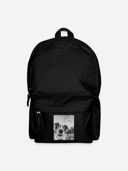 aHund - Alien Australian Shepherd UFO - Rucksack - Schwarz