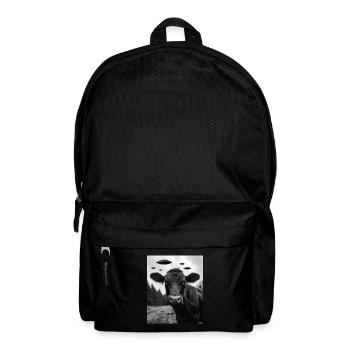 Vache - Alien Selfie Black Angus OVNI - Sac à dos - noir - Devant