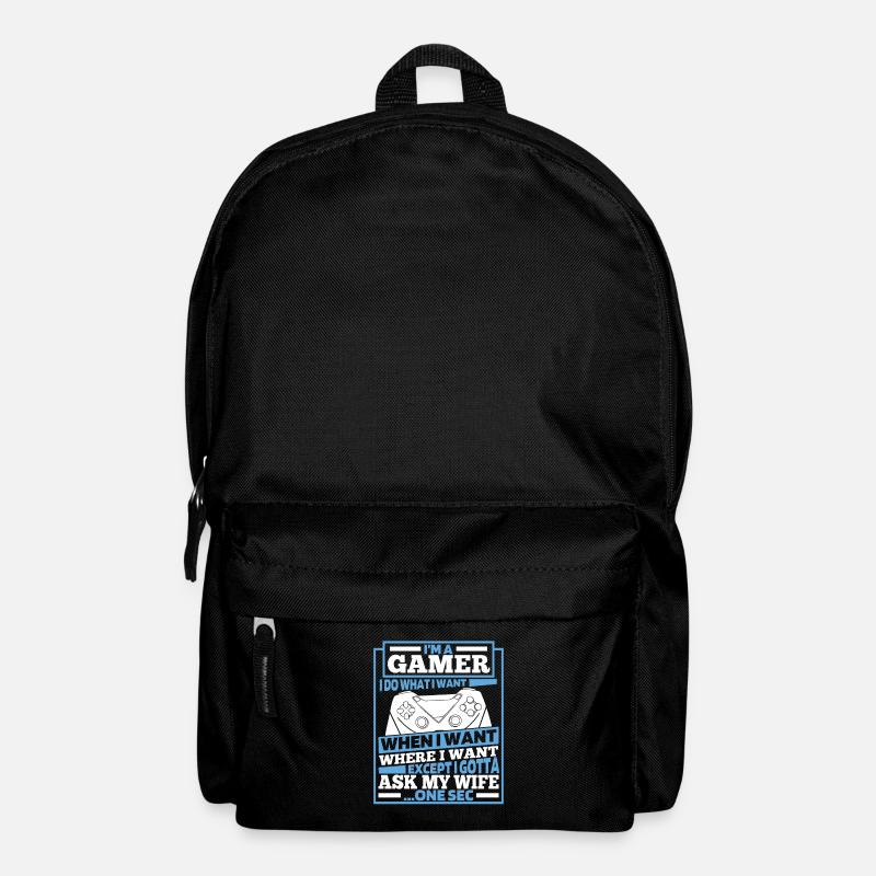 Gamer Gaming - Rucksack - Schwarz