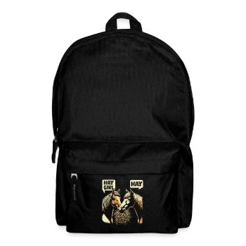 Horse Equestrian Sports - Backpack - black - Front