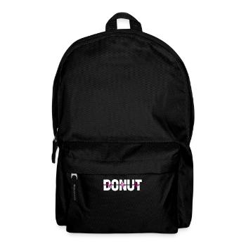 Donut Ekg Heartbeat - Backpack - black - Front