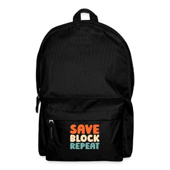 Eishockey Torwart - Rucksack - Schwarz - Vorne