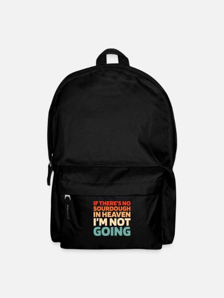 Sauerteig Brot - Rucksack - Schwarz