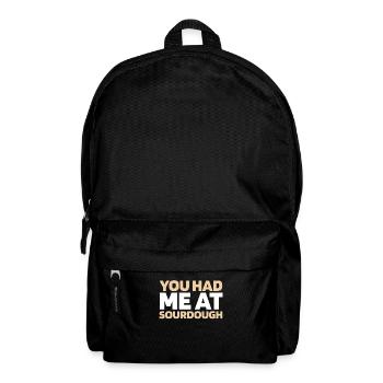 Sauerteig Brot - Rucksack - Schwarz - Vorne