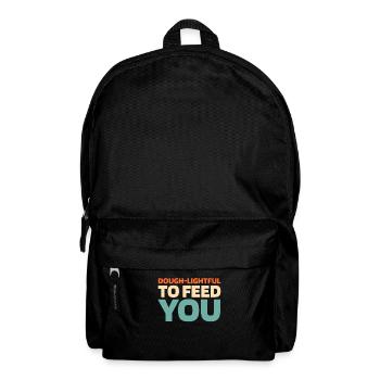 Sauerteig Brot - Rucksack - Schwarz - Vorne