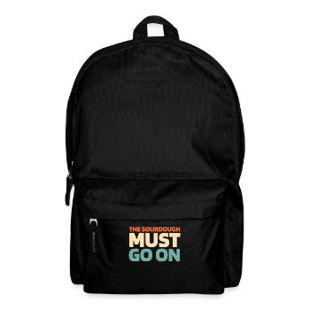 Sauerteig Brot - Rucksack - Schwarz - Vorne