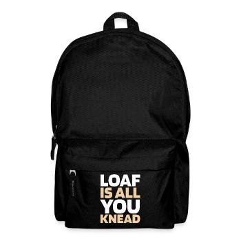 Sauerteig Brot - Rucksack - Schwarz - Vorne