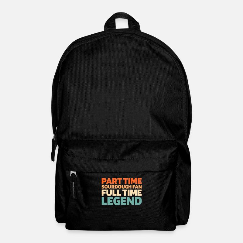 Sauerteig Brot - Rucksack - Schwarz