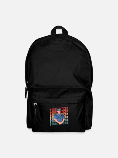 Polizist Polizei - Rucksack - Schwarz