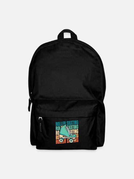 Rollschuhe Rollschuhlaufen - Rucksack - Schwarz
