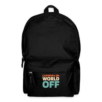 Capoeira Martial Dance Capoeira On World Off - Backpack - black - Front
