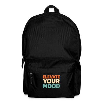 Fahrstuhl Aufzug - Rucksack - Schwarz - Vorne