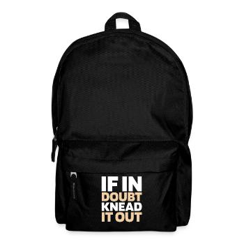 Sauerteig Brot - Rucksack - Schwarz - Vorne