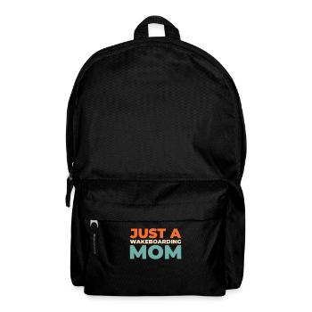 Wakeboard Wakeboarder Juste une maman wakeboard - Sac à dos - noir - Devant