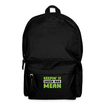 Rasenmäher Mähen - Rucksack - Schwarz - Vorne
