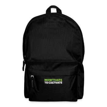 Lawn mower mowing - Backpack - black - Front