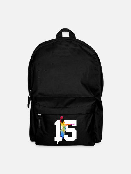 NUMMER 15 BASKETBALL 15. GEBURTSTAG - Rucksack - Schwarz