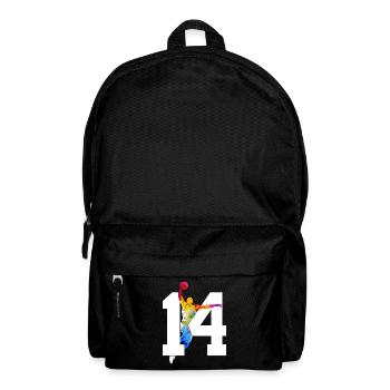 NUMBER 14 BASKETBALL 14TH BIRTHDAY - Backpack - black - Front