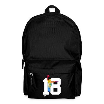 NUMBER 18 BASKETBALL 18TH BIRTHDAY - Backpack - black - Front