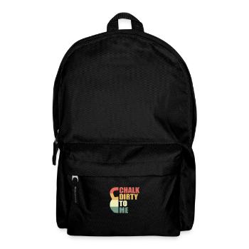 Kettlebell Kettleball Fitness Training Geschenk - Rucksack - Schwarz - Vorne