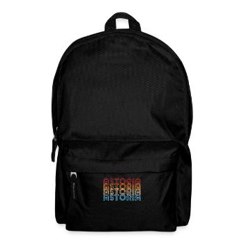 Astoria Queens Distressed Retro Queens Vintage - Rucksack - Schwarz - Vorne