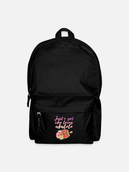 Uke Gitarre Geschenk I Gitarrist Hawaii Ukulele - Rucksack - Schwarz