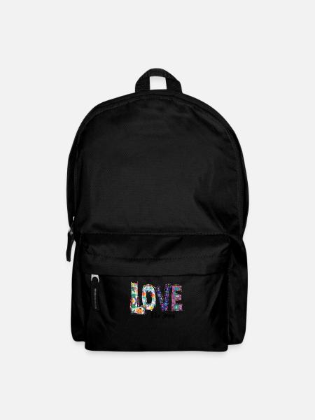 Liebe wie Jesus - Rucksack - Schwarz