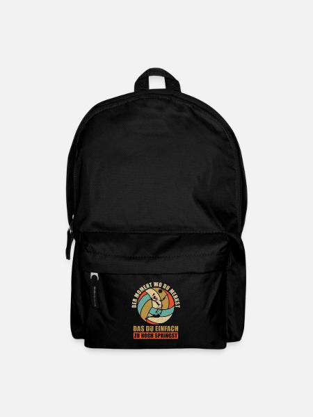 Beach Volleyball Spieler Geschenk I Volleyballer - Rucksack - Schwarz
