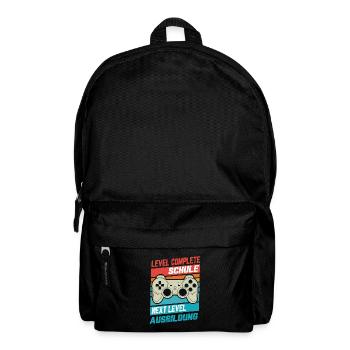 Azubi Auszubildende Level Complete Schule Geschenk - Rucksack - Schwarz - Vorne