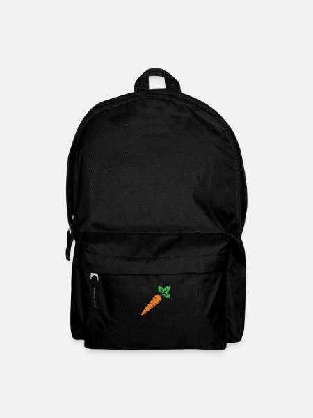 Karotte Möhre Rübe - Rucksack - Schwarz