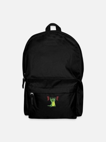 Weightlifting weightlifter barbell - Backpack - black
