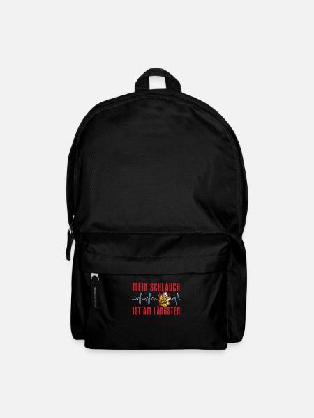 Feuerwehr Feuerwehrauto Feuerwehrmann - Rucksack - Schwarz