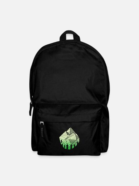 Wandern Berge Outdoor Wanderer Trekking - Rucksack - Schwarz