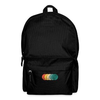 Retro Vinyl Record Record Collector - Backpack - black - Front