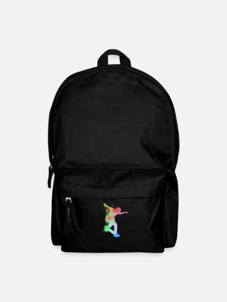 Skateboard Skateboarder Halfpipe Skater - Rucksack - Schwarz