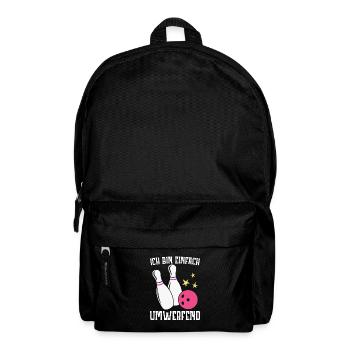 Bowling - Rucksack - Schwarz - Vorne