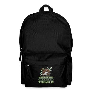 Igel - Rucksack - Schwarz - Vorne