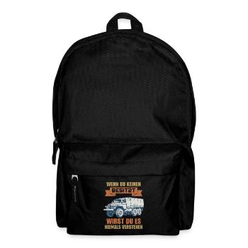 Wenn du keinen URAL Lastwagen Fahrer sowjetische - Rucksack - Schwarz - Vorne