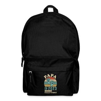 Papa en 2023 Veuillez Patienter Cadeau Futur Père - Sac à dos - noir - Devant