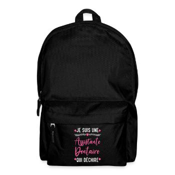 Je suis Assistante Dentaire qui Déchire - Sac à dos - noir - Devant