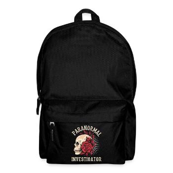 Geisterjäger und paranormaler Ermittler - Rucksack - Schwarz - Vorne