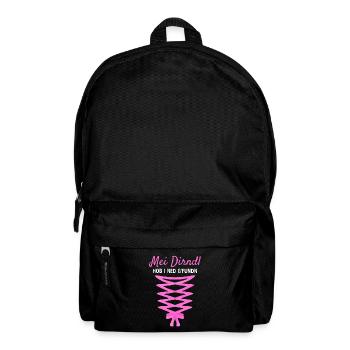 Damen Dirndl Ersatz Trachten Ersatz Bluse Kirmes - Rucksack - Schwarz - Vorne