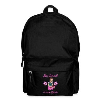 Damen Dirndl Ersatz Trachten Ersatz Bluse Kirmes - Rucksack - Schwarz - Vorne