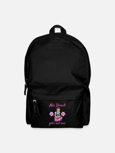 Damen Dirndl Ersatz Trachten Ersatz Bluse Kirmes - Rucksack - Schwarz