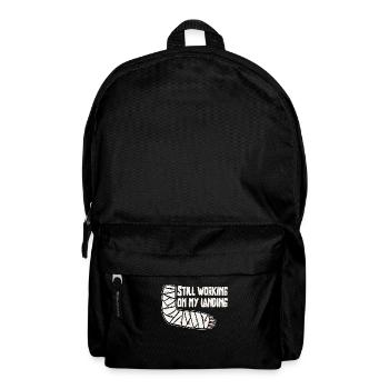 Gebrochener Arm Spruch - Ambruch Fraktur Gipsarm - Rucksack - Schwarz - Vorne